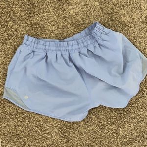 Blueish/ periwinkle lulu lemon shorts